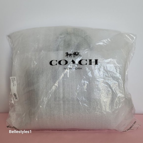 COACH Elise Badge Satchel In Jacquard & Refined Leather 🎈SPECIAL SALE $220.🎈 - Picture 16 of 16